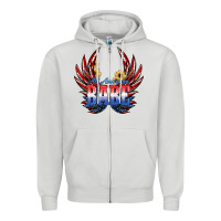 Dove Grey All America Babe Zipper Hoodie - JahusDesignShop