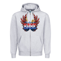 Heather Grey All America Babe Zipper Hoodie - JahusDesignShop