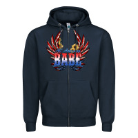 Navy All America Babe Zipper Hoodie - JahusDesignShop