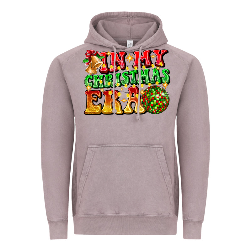 Inmy Christmas Era Vintage Hoodie by CowhideDigitalArt | Teevron