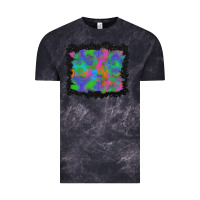 Cloud Black halloween neon leopard background Vintage Tee - BundleAndBundleShop