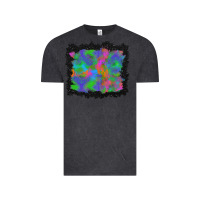 Vintage Black halloween neon leopard background Vintage Tee - BundleAndBundleShop