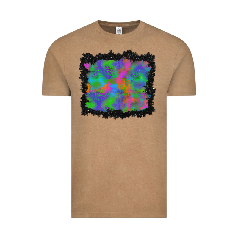Halloween Neon Leopard Background Vintage Tee by BundleAndBundleShop | Teevron