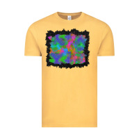 Vintage Mustard halloween neon leopard background Vintage Tee - BundleAndBundleShop