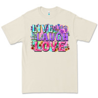 Bone Live laugh love hippie Valentine's Day Premium Tee - FaDigitalArtStudio