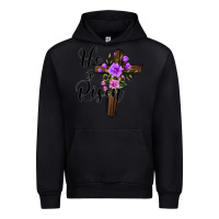 Black he is risen matthew 28 6 Urban Hoodie - Jasminsmagicworld