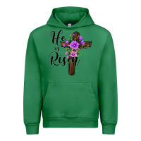 Emerald he is risen matthew 28 6 Urban Hoodie - Jasminsmagicworld