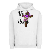 Pigment Lunar Rock he is risen matthew 28 6 Urban Hoodie - Jasminsmagicworld