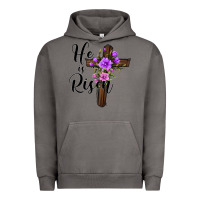 Pigment Tornado he is risen matthew 28 6 Urban Hoodie - Jasminsmagicworld