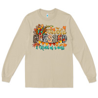 Mushroom Thankful Blessed Kind Of Mess Long Sleeve Tee - CowhideDigitalArt