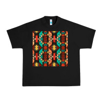 Black native american aztec seamless pattern Urban Heavy Tee - BundleAndBundleShop