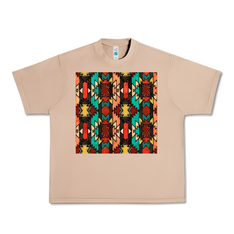 Native American Aztec Seamless Pattern Urban Heavy Tee by BundleAndBundleShop | Teevron