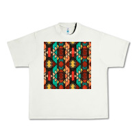 Pistachio native american aztec seamless pattern Urban Heavy Tee - BundleAndBundleShop