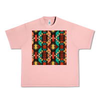 Salmon native american aztec seamless pattern Urban Heavy Tee - BundleAndBundleShop