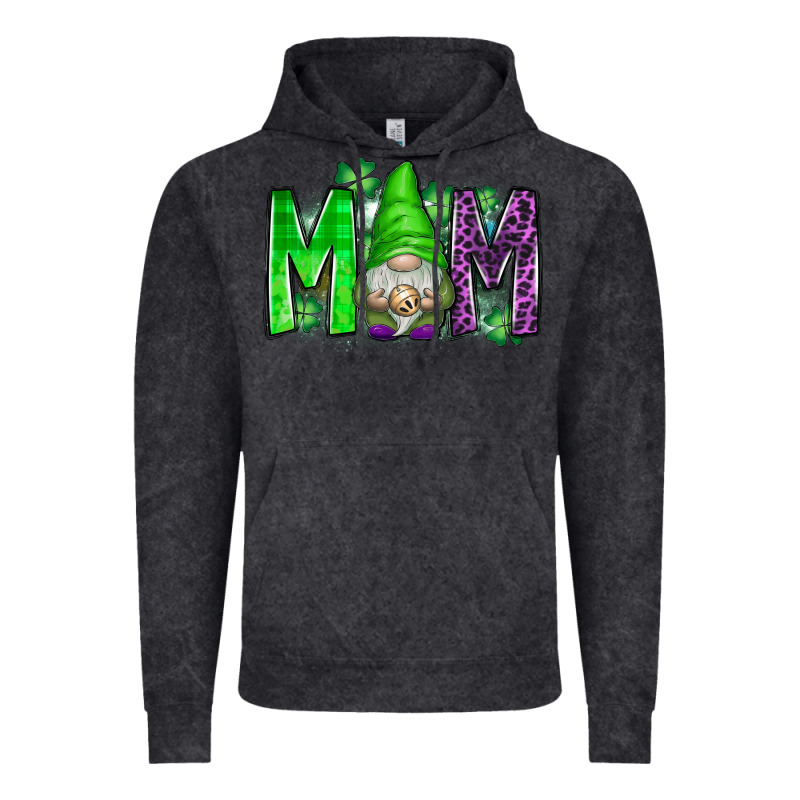 St Patricks Day Mom Gnome Vintage Hoodie by CowhideDigitalArt | Teevron
