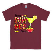 Burgundy sweet summer time fruits Classic Tee - CowCowDesign