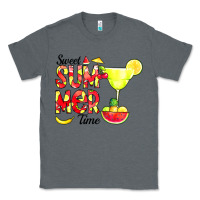 Charcoal Heather sweet summer time fruits Classic Tee - CowCowDesign