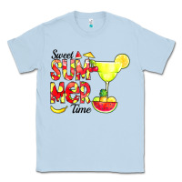 Dusty Blue sweet summer time fruits Classic Tee - CowCowDesign