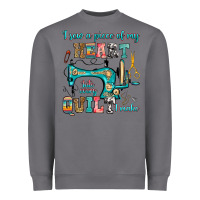 Storm i sew a piece of my heart into every quilt i make Heavyweight Sweatshirt - RanaPortraitStore