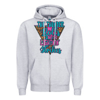 Heather Grey THE THUNDER ROLLS AND THE LIGHTNIN’ STRİKES Zipper Hoodie - JahusDesignShop