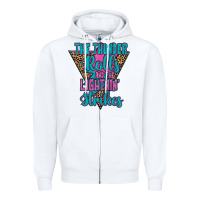 White THE THUNDER ROLLS AND THE LIGHTNIN’ STRİKES Zipper Hoodie - JahusDesignShop