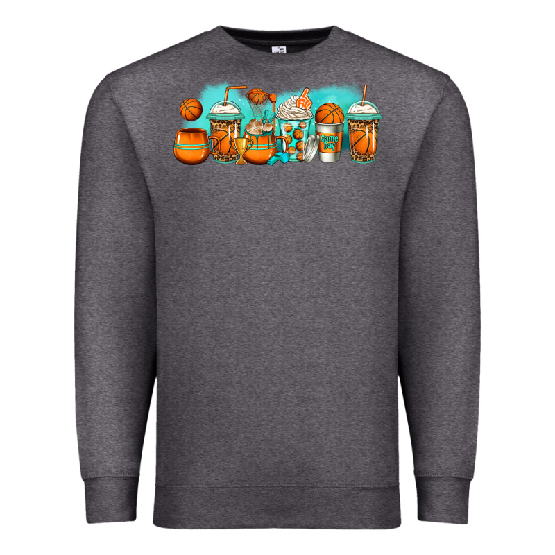 Basketball Coffee Cups Premium Sweatshirt by Jasminsmagicworld | Teevron