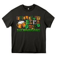 Asphalt fueled by beer and shenanigans Heavy Core Tee - CowGirlArtShop