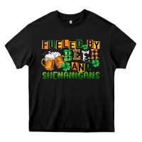 Black fueled by beer and shenanigans Heavy Core Tee - CowGirlArtShop