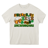 Cream fueled by beer and shenanigans Heavy Core Tee - CowGirlArtShop