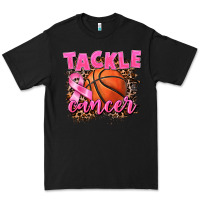 Black Tackle Cancer Basketball Premium Tee - FaDigitalArtStudio
