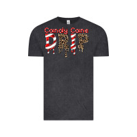 Vintage Black candy cane drip Vintage Tee - FaDigitalArtStudio