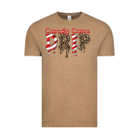 Vintage Coffee candy cane drip Vintage Tee - FaDigitalArtStudio