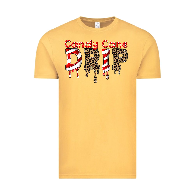 Candy Cane Drip Vintage Tee by FaDigitalArtStudio | Teevron