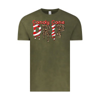 Vintage Olive candy cane drip Vintage Tee - FaDigitalArtStudio