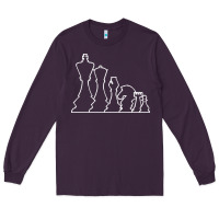 Plum chess t  shirt chess Long Sleeve Tee - maiPhamDesign