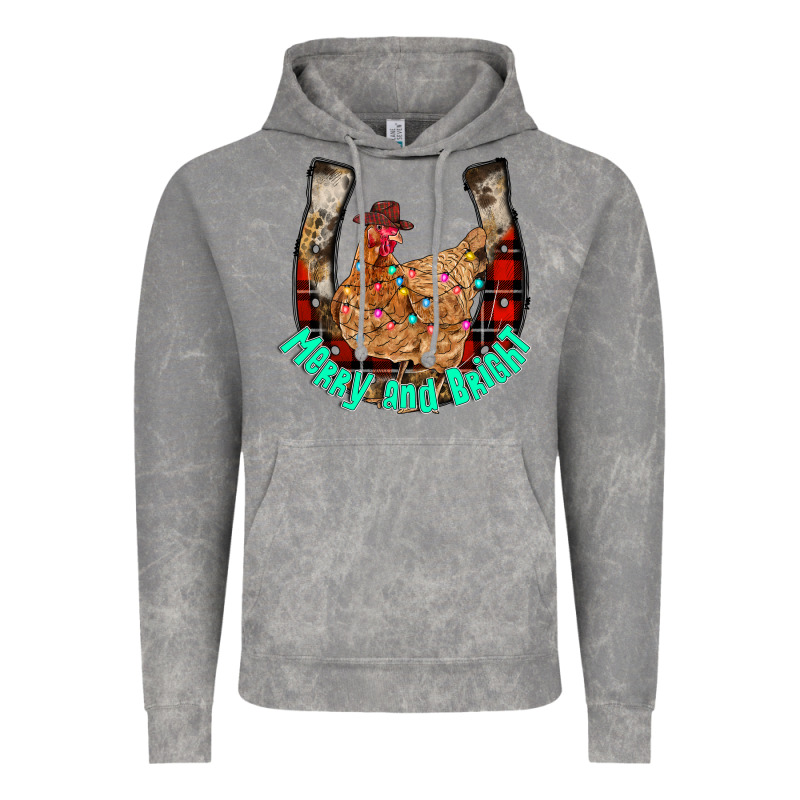 Horseshoe Chicken Vintage Hoodie by CowhideDigitalArt | Teevron