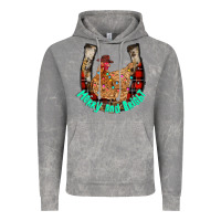 Cloud Rock horseshoe chicken Vintage Hoodie - CowhideDigitalArt