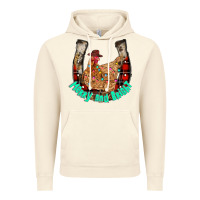 Vintage Artic horseshoe chicken Vintage Hoodie - CowhideDigitalArt