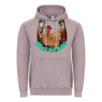 Vintage Zinc horseshoe chicken Vintage Hoodie - CowhideDigitalArt