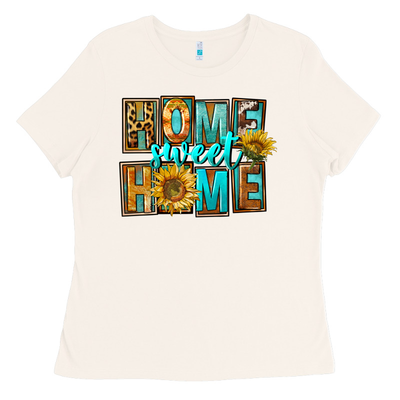 Western Home Sweet Home Ladies Tee by FaDigitalArtStudio | Teevron