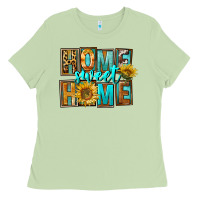 Matcha Western Home Sweet Home Ladies Tee - FaDigitalArtStudio