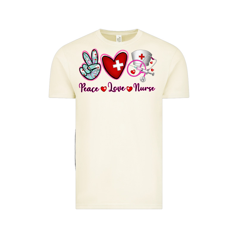Peace Love Nurse Vintage Tee by RanaPortraitStore | Teevron