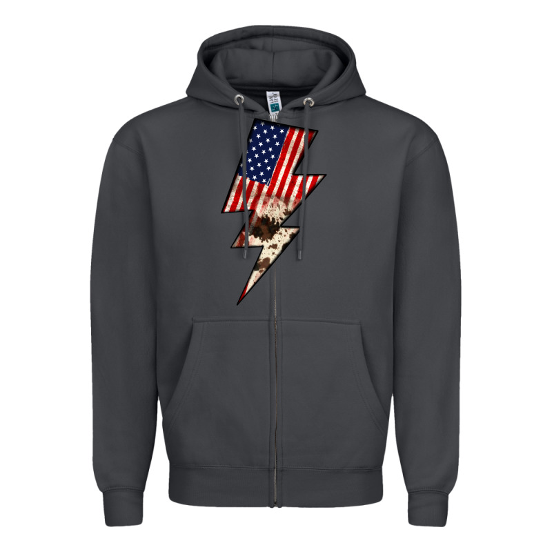 Lightning Bolt Zipper Hoodie by JahusDesignShop | Teevron