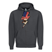 Smoke Lightning Bolt Zipper Hoodie - JahusDesignShop