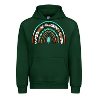 Forest Green blessed western rainbow Urban Hoodie - Jasminsmagicworld