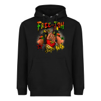 Black Free-ish since 1865 Juneteenth black girl sneakers Heavyweight Hoodie - RanaPortraitStore