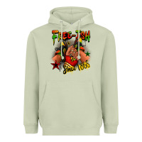 Matcha Free-ish since 1865 Juneteenth black girl sneakers Heavyweight Hoodie - RanaPortraitStore