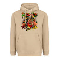 Mushroom Free-ish since 1865 Juneteenth black girl sneakers Heavyweight Hoodie - RanaPortraitStore