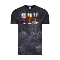 Cloud Black hallothanksmas halloween thanksgiving  christmas wine Vintage Tee - FaDigitalArtStudio