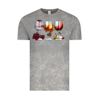 Cloud Rock hallothanksmas halloween thanksgiving  christmas wine Vintage Tee - FaDigitalArtStudio